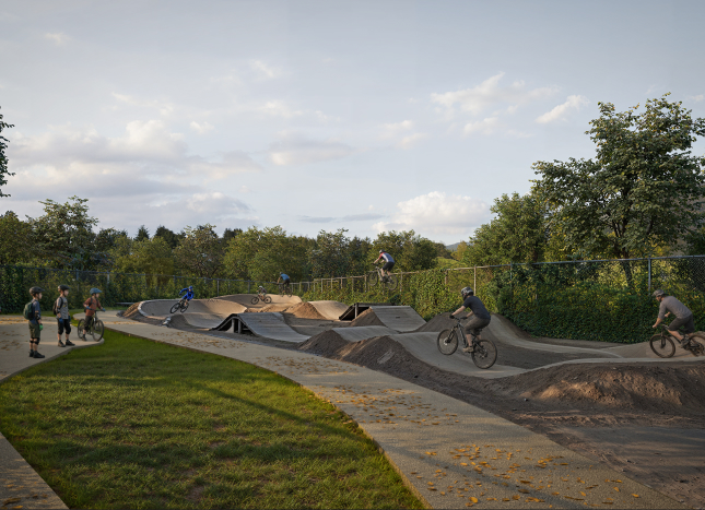 Pista pump track de Conterras
